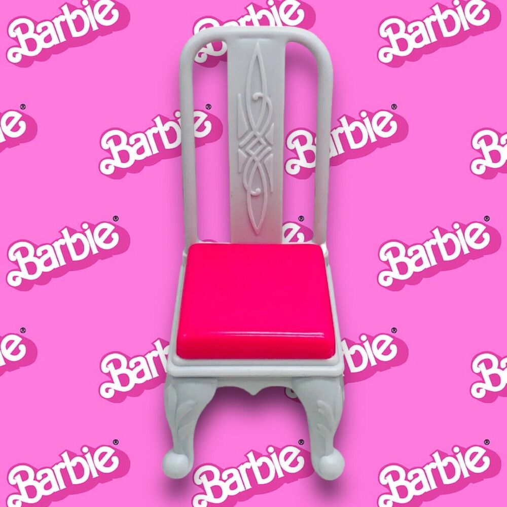 VTG 1995 Blue Box Barbie Doll Size Furniture DINING CHAIR Hong Kong SINGLE